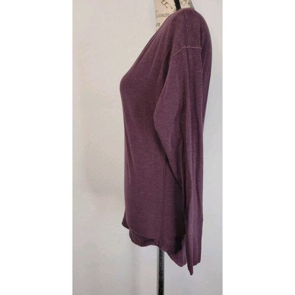 Lululemon Basic Tee Womens 6/8 Plump Relaxed Long Sleeves - Picture 7 of 8